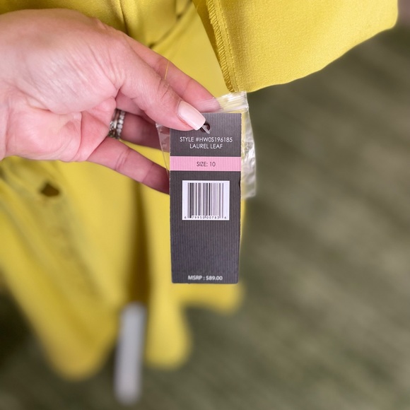 Nwt A line button down dress Size 10 - Picture 3 of 7